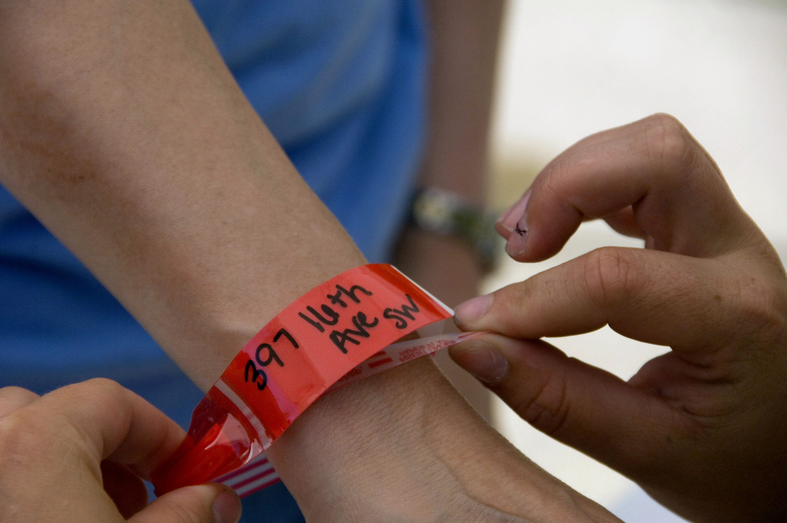patient wristband