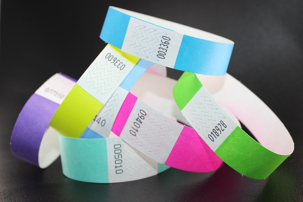 selection of wristbands