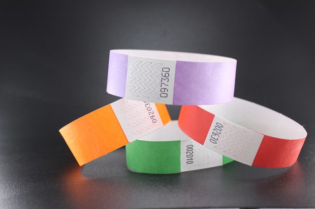 selection of coloured wristbands